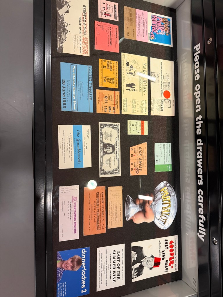 Comedian tickets and souvenirs