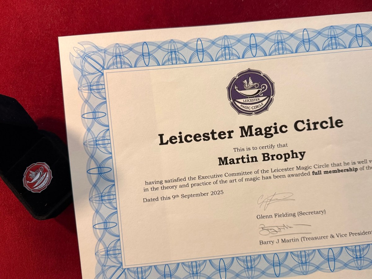 Leicester Magic Circle – Magic Seats Joins&nbsp;Membership!