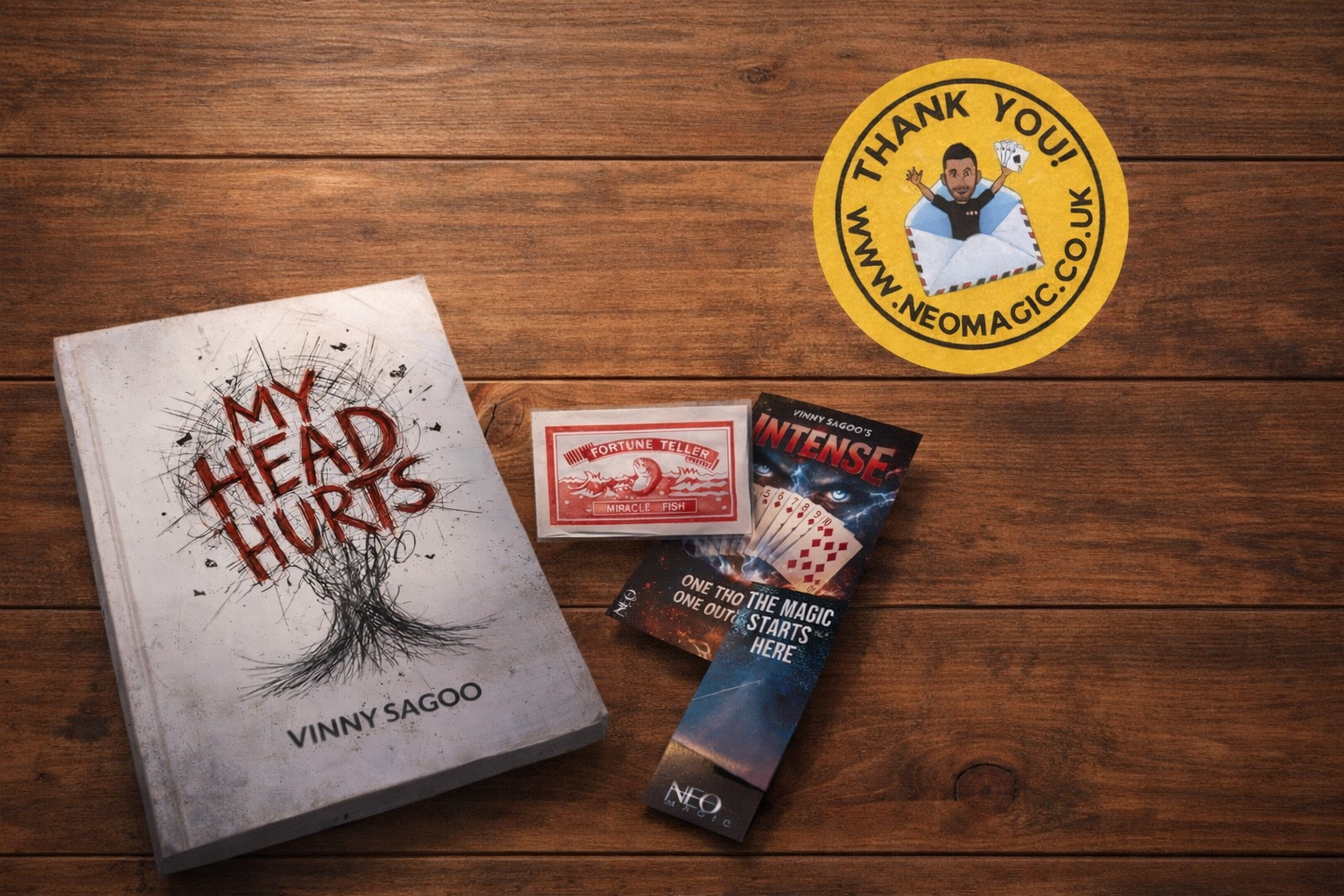 “My Head Hurts” By Vinny Sagoo (Neo Magic) – Book Review